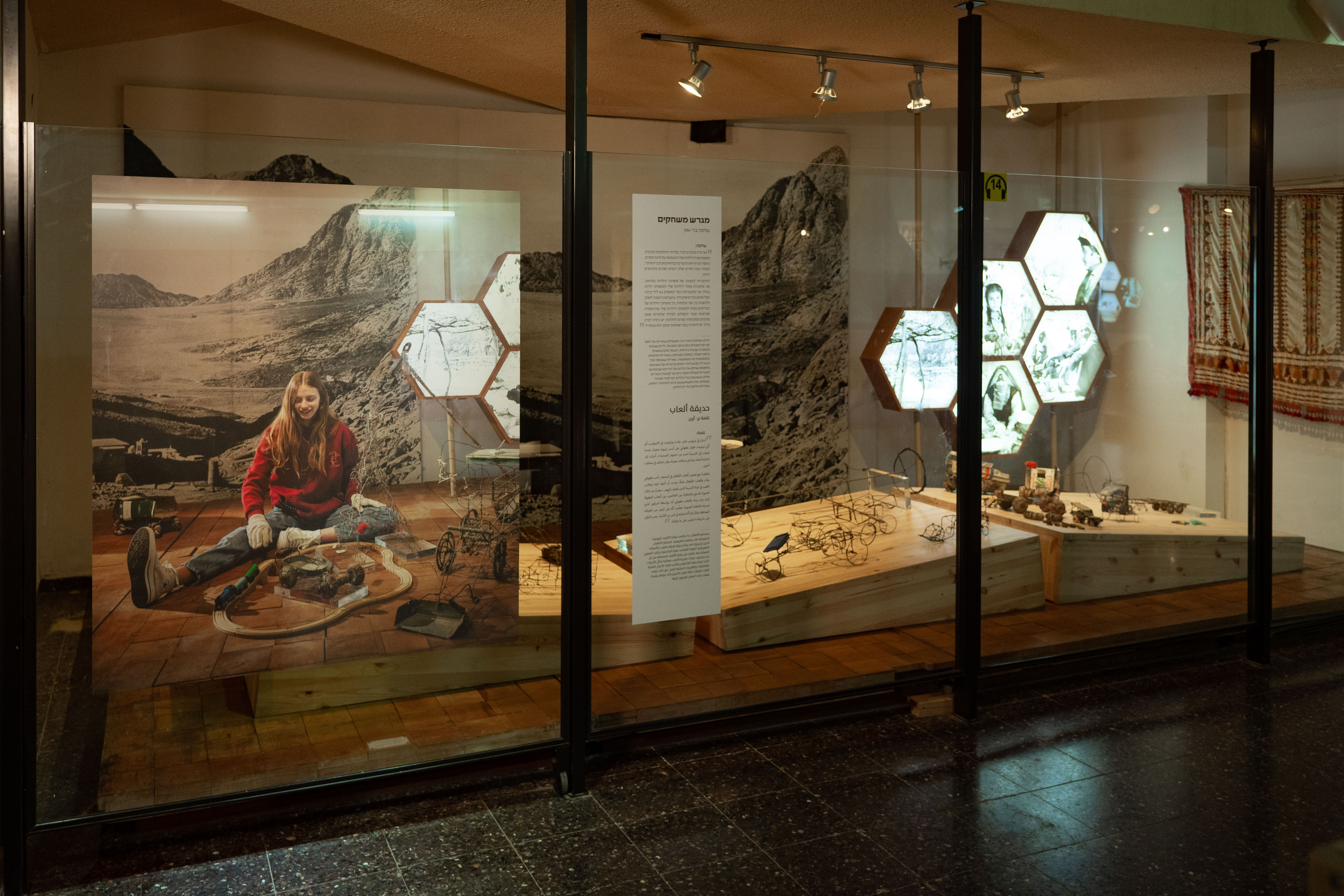 תמונת הצבה, איתן שוקר, 2023 (4) - מוזאון תרבות הבדואים שבמרכז ג׳ו אלון