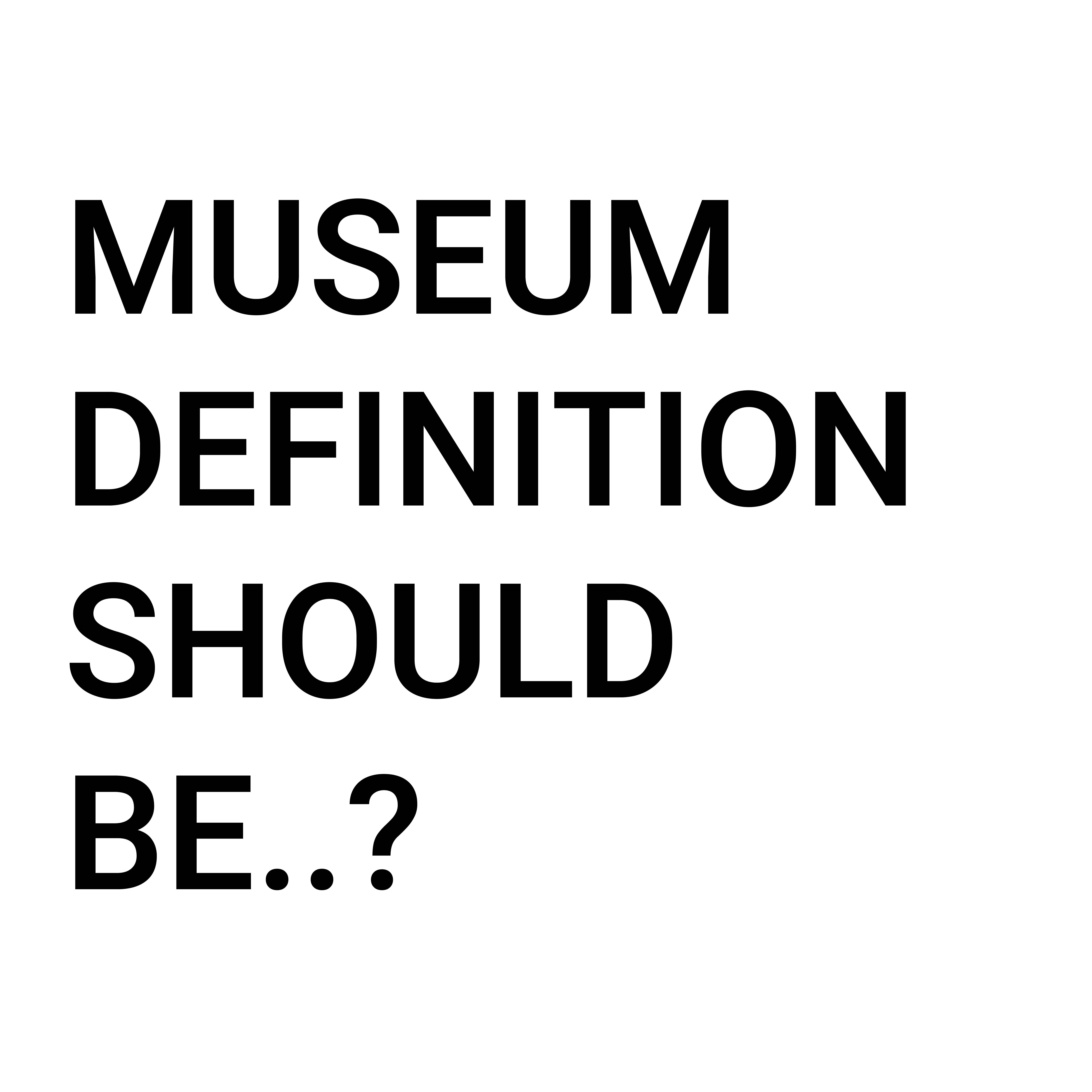 הגדרת המונח מוזיאון