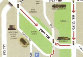 map hebrew